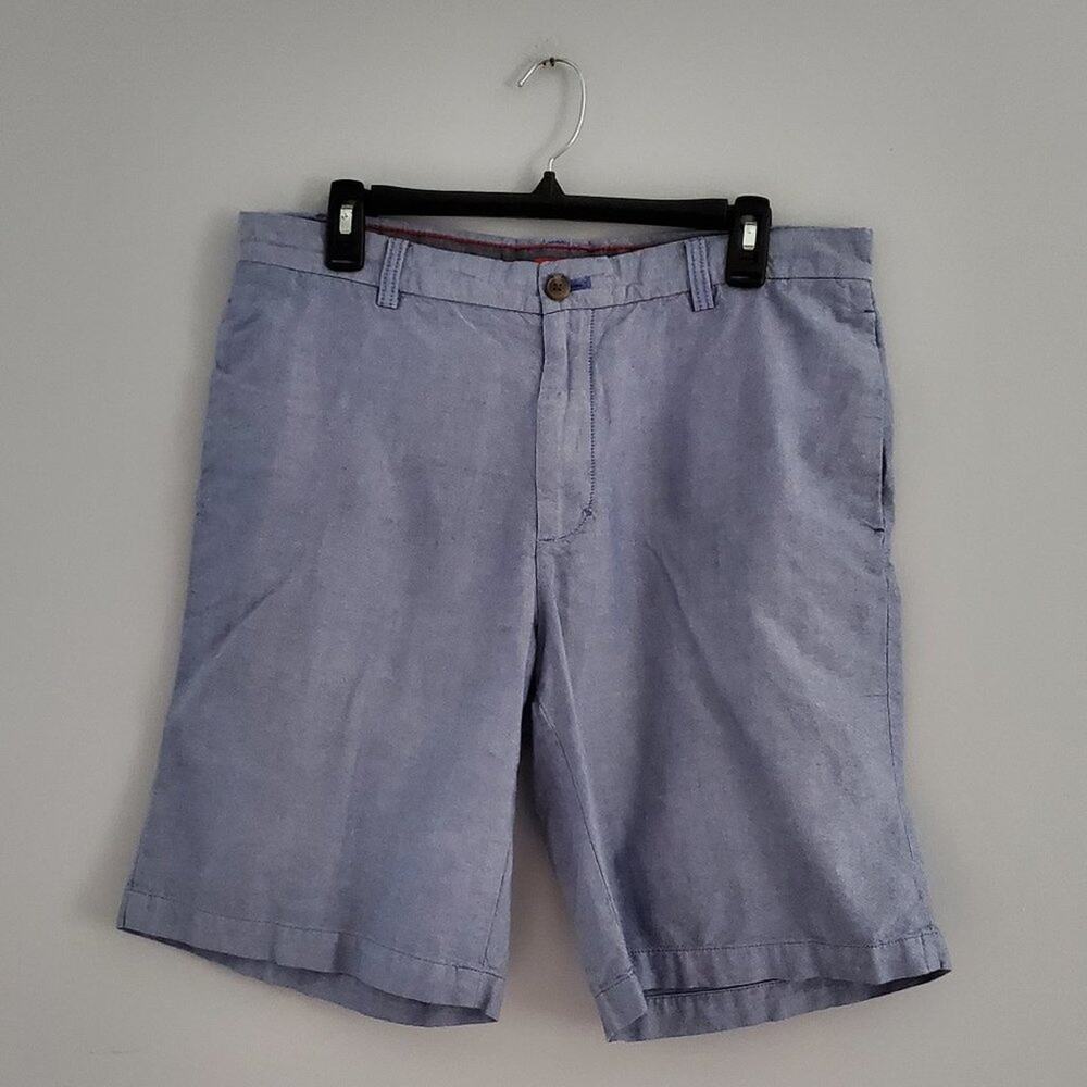 IZOD Men's Blue Cotton Shorts 34